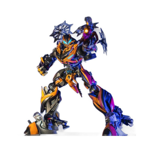 正版變形玩具大黃蜂1比18 百分之75合金雙頭雕不可變超可動模型 正版變形玩具大黃蜂1比18 百分之75合金雙頭雕不可變超可動模型