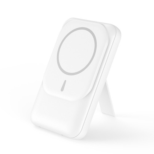 自帶線磁吸無線充電寶10000安培支架快充便捷式行動電源 自帶線磁吸無線充電寶10000安培支架快充便捷式行動電源