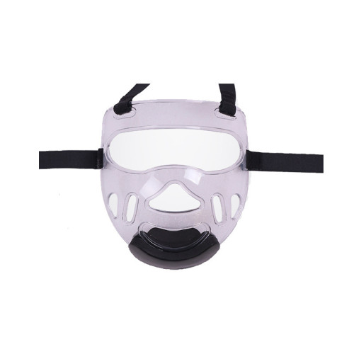 跆拳道散打面罩成人兒童男女透明護臉罩拳擊護面升級護下巴防面罩 跆拳道散打面罩成人兒童男女透明護臉罩拳擊護面升級護下巴防面罩