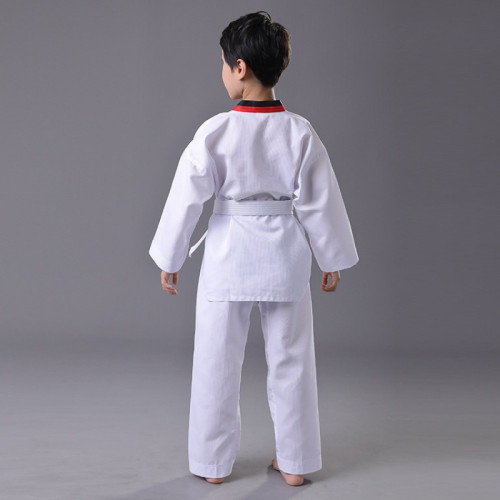 跆拳道服裝棉質長袖短袖柔道服訓練服武術服吸汗透氣跆拳道訓練服 跆拳道服裝棉質長袖短袖柔道服訓練服武術服吸汗透氣跆拳道訓練服