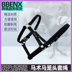 馬籠頭套繩馬術超纖馬籠套繩大小矮馬韁繩速賽馬籠頭比賽裝備馬術