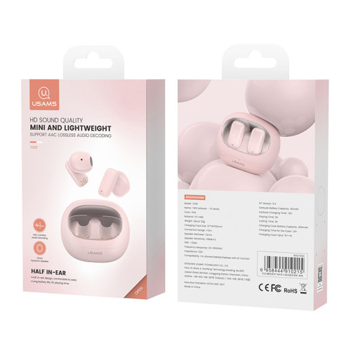 USAMS爆款無線tws藍牙耳機入耳迷你高顔值大電量運動日韓通用耳機