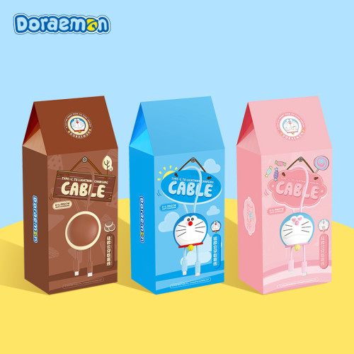 哆啦A夢 公仔快充充電線C TO C 100W數據線卡通PD快充線可攜式禮品 哆啦A夢 公仔快充充電線C TO C 100W數據線卡通PD快充線可攜式禮品