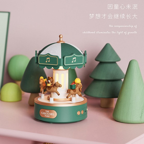 創意禮品生日禮物網紅小夜燈臥室床頭燈旋轉木馬網紅禮品藍牙音響 創意禮品生日禮物網紅小夜燈臥室床頭燈旋轉木馬網紅禮品藍牙音響