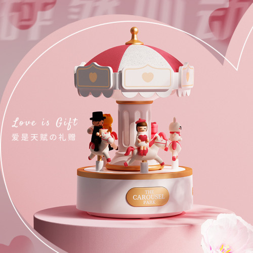 情侶禮品網紅小夜燈網紅八音盒旋轉木馬網紅禮品藍牙音響情人限定 情侶禮品網紅小夜燈網紅八音盒旋轉木馬網紅禮品藍牙音響情人限定