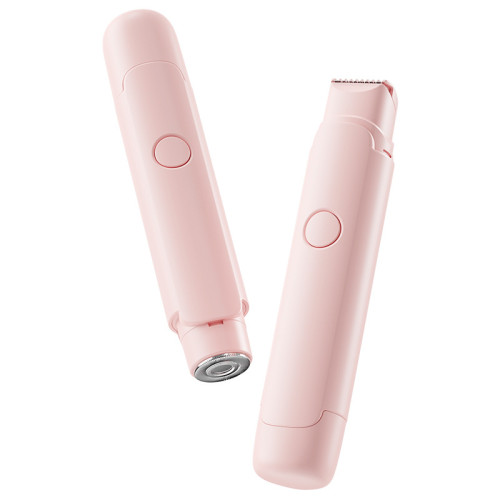 爆款電動剃毛器女士私処剔毛器腋毛腿毛刮毛器乾溼兩用雙頭脫毛儀