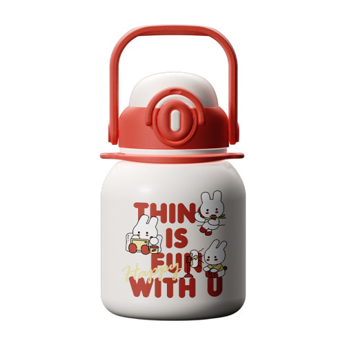 恩爾美 兒童保溫杯大容量316水壺可攜式吸管水杯女學生上學專用杯子 恩爾美 兒童保溫杯大容量316水壺可攜式吸管水杯女學生上學專用杯子