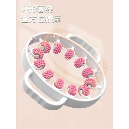 腿部按摩器環形夾腿滾輪瘦腿神器泡沫軸狼牙棒按摩滾軸肌肉放松器 腿部按摩器環形夾腿滾輪瘦腿神器泡沫軸狼牙棒按摩滾軸肌肉放松器
