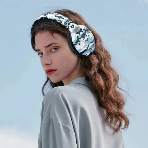 歐美迷彩風頭戴式耳機超長續航插卡耳麥HIFI音質無線藍牙耳機 歐美迷彩風頭戴式耳機超長續航插卡耳麥HIFI音質無線藍牙耳機