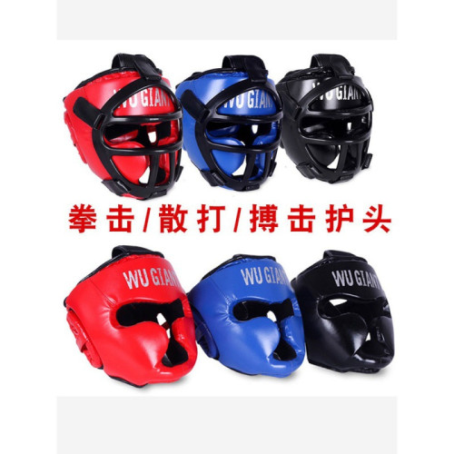 拳擊頭盔散打跆拳道護頭套搏擊泰拳護具護頭猴臉護臉搏擊散打頭盔 拳擊頭盔散打跆拳道護頭套搏擊泰拳護具護頭猴臉護臉搏擊散打頭盔