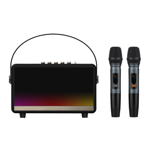 K歌藍牙音箱帶話筒戶外唱歌家庭聚會KTV無線音響聲卡戶外草坪