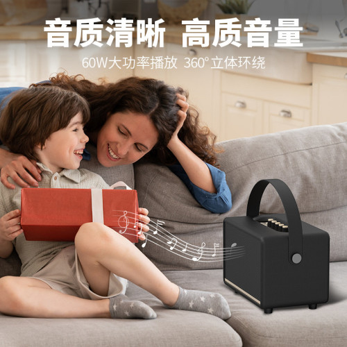 A7PROⅠ藍牙音箱桌面音響帶話筒可攜式重低音砲立體聲K歌戶外草坪