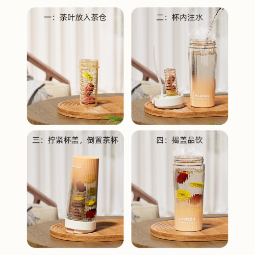 ppsu塑膠杯耐高溫帶提繩泡茶杯高顔值茶水分離花茶水杯子辦公夏季 ppsu塑膠杯耐高溫帶提繩泡茶杯高顔值茶水分離花茶水杯子辦公夏季