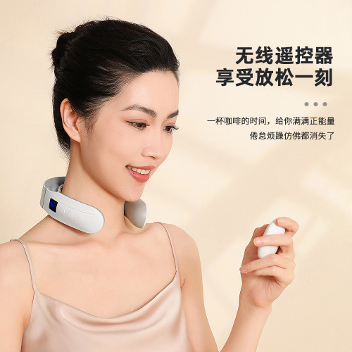 魅蘭頸椎按摩器頸部按摩熱敷家用多功能脈沖智能護頸儀頸部按摩儀 魅蘭頸椎按摩器頸部按摩熱敷家用多功能脈沖智能護頸儀頸部按摩儀
