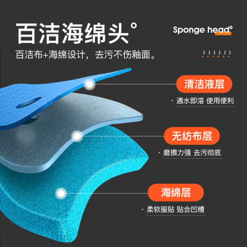 一次性馬桶刷可替換刷頭家用洗厠所神器衛生間專用可拋海綿清潔刷 一次性馬桶刷可替換刷頭家用洗厠所神器衛生間專用可拋海綿清潔刷