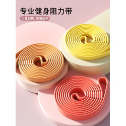 嚴選阻力帶瑜珈彈力帶健身力量訓練伸展拉力帶深蹲翹臀引體向上