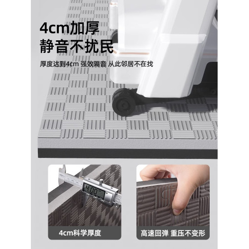 健身房地墊隔音減震運動地板防震拼接地膠靜音大面積樓層地毯啞鈴 健身房地墊隔音減震運動地板防震拼接地膠靜音大面積樓層地毯啞鈴