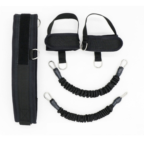 下肢彈跳深蹲拉力器跆拳道踢腿訓練器排球網球籃球阻力繩體育用品 下肢彈跳深蹲拉力器跆拳道踢腿訓練器排球網球籃球阻力繩體育用品