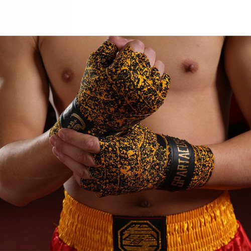 拳擊護手繃帶呢絨高彈散打健身格鬭泰拳散打泰拳格鬭纏手帶運動吸 拳擊護手繃帶呢絨高彈散打健身格鬭泰拳散打泰拳格鬭纏手帶運動吸