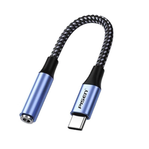 品勝Type-C轉3.5mm圓孔耳機轉接線頭音頻數字解碼適用蘋果16P電腦 品勝Type-C轉3.5mm圓孔耳機轉接線頭音頻數字解碼適用蘋果16P電腦