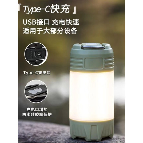 戶外野炊帳篷露營燈防水氛圍營地充電多功能超長續航露營掛燈 戶外野炊帳篷露營燈防水氛圍營地充電多功能超長續航露營掛燈