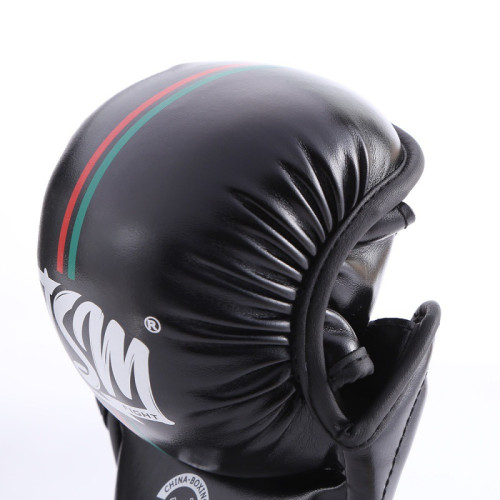 半指沙袋拳套散打格鬭手套訓練拳擊搏擊手套護具成人訓練打拳手套 半指沙袋拳套散打格鬭手套訓練拳擊搏擊手套護具成人訓練打拳手套