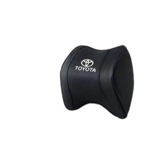 全皮汽車頭枕護頸枕卡羅拉凱美瑞亞洲龍雷淩威馳RAV4專用汽車腰靠