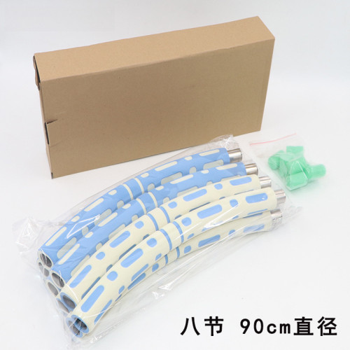 可拆卸自由加重海綿呼啦圈腹部健身圈收腹健腰神器八節拼接呼啦圈 可拆卸自由加重海綿呼啦圈腹部健身圈收腹健腰神器八節拼接呼啦圈