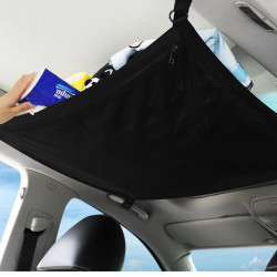 車用收納袋車內頂棚置物網兜車用網兜儲物實用掛袋遊用品大全