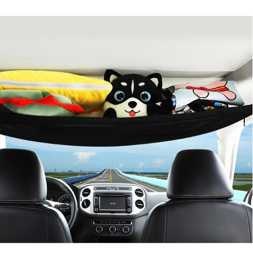 車用收納袋車內頂棚置物網兜車用網兜儲物實用掛袋遊用品大全