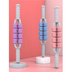 泡沫軸狼牙棒按摩滾軸練小腿肌肉按摩放松滾輪神器專業瑜珈柱器材