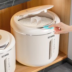 米桶家用防蟲防潮密封儲物罐20斤裝食品級米面儲存容器米缸箱面桶