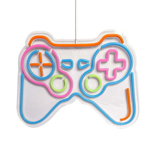 USB電競房裝飾電玩造型燈牌手柄造型霓虹燈遊戯機LED氛圍燈 USB電競房裝飾電玩造型燈牌手柄造型霓虹燈遊戯機LED氛圍燈