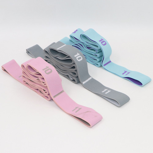 健身瑜珈多段數字帶伸展帶拉筋舞蹈運動多段阻力帶糾正姿勢拉力帶 健身瑜珈多段數字帶伸展帶拉筋舞蹈運動多段阻力帶糾正姿勢拉力帶