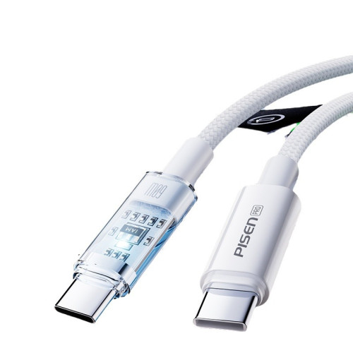 品勝適用蘋果15充電器線60W快充透明typec數據線iPhone14呼吸發光 品勝適用蘋果15充電器線60W快充透明typec數據線iPhone14呼吸發光