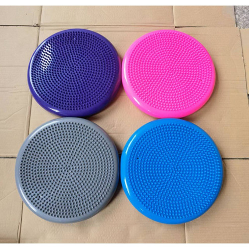 瑜珈充氣墊平衡球瑜珈平衡盤半圓初學者按摩球腳踝腳踩按摩訓練器 瑜珈充氣墊平衡球瑜珈平衡盤半圓初學者按摩球腳踝腳踩按摩訓練器