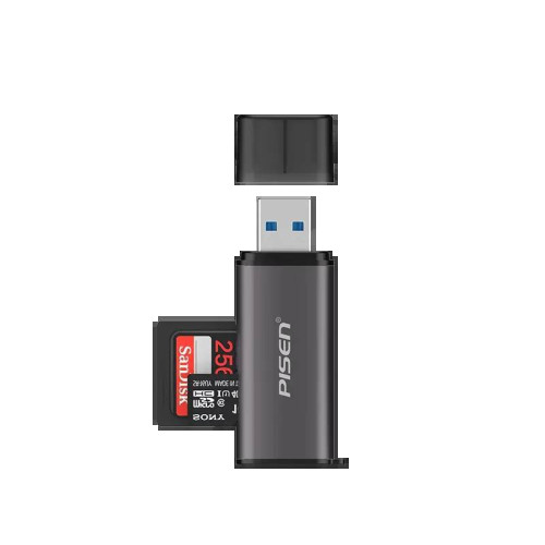 品勝Type-C/USB3.0讀卡器SD/TF多功能二合一適用電腦蘋果OTG相機