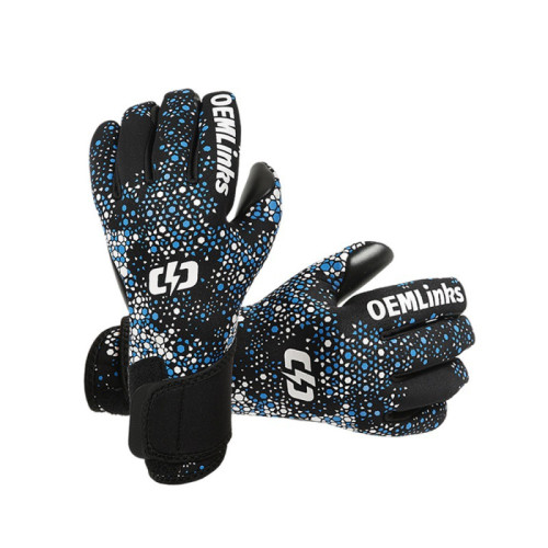 守門員手套門將成人兒童小學生護指保護足球門將手套橡膠龍門手套