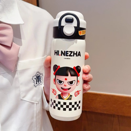 哪吒保溫杯學生水杯上學專用吸管杯兒童雙飲杯316不鏽鋼杯子可攜式 哪吒保溫杯學生水杯上學專用吸管杯兒童雙飲杯316不鏽鋼杯子可攜式