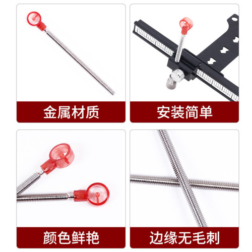 反曲弓瞄準器配件T型瞄反曲瞄針弓箭 比賽弓箭瞄鏡競技射箭瞄準器