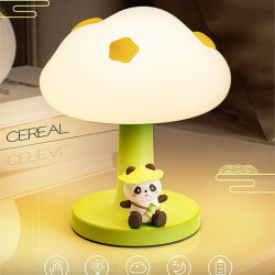 雲朵熊貓小夜燈喂奶燈臥室床頭燈小孩伴睡燈起夜燈網紅小夜燈