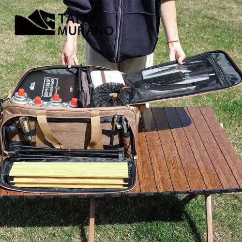 拓村戶外多功能野餐包室外露營野炊炊具卡式爐收納箱專用防水 拓村戶外多功能野餐包室外露營野炊炊具卡式爐收納箱專用防水