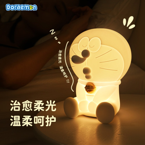 哆啦A夢 睡眠款氛圍燈矽膠睡眠拍拍燈書桌床頭卡通小夜燈拍拍燈 哆啦A夢 睡眠款氛圍燈矽膠睡眠拍拍燈書桌床頭卡通小夜燈拍拍燈
