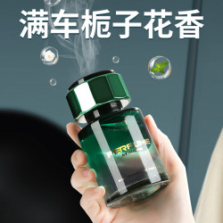 梔子花車用香薰汽車香水車用持久畱香車內除異味2024新款高級擺件