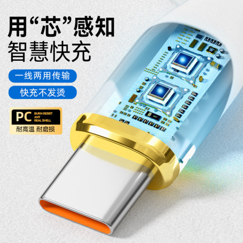 100W快充雙typec數據線充電傳輸二合一適用於蘋果15華爲安卓手機