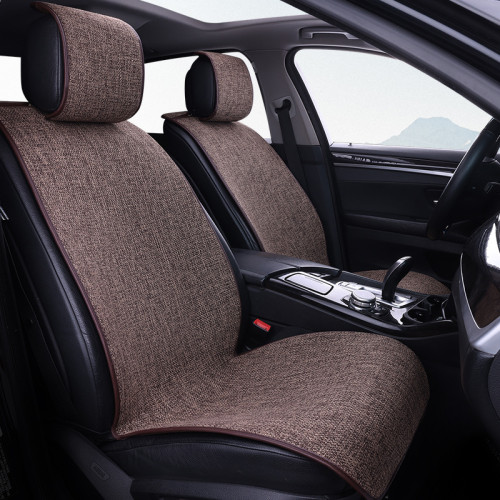 汽車坐墊夏季涼墊通用亞麻汽車座套冰絲單片單座三件套整車坐墊 汽車坐墊夏季涼墊通用亞麻汽車座套冰絲單片單座三件套整車坐墊