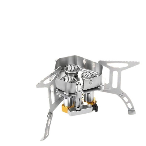 防風戶外爐猛火三頭炊具套裝露營燒烤爐卡式爐爐具野營三頭爐 防風戶外爐猛火三頭炊具套裝露營燒烤爐卡式爐爐具野營三頭爐