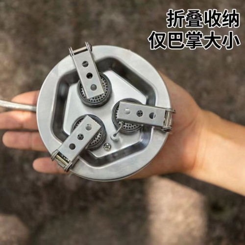 森客戶外爐具燒烤爐折曡三星露營灶卡式爐野營高山折曡露營爐具 森客戶外爐具燒烤爐折曡三星露營灶卡式爐野營高山折曡露營爐具