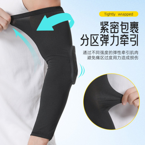 運動籃球蜂窩護肘護腕網球排球護具羽毛球騎行透氣護手肘護腕袖套 運動籃球蜂窩護肘護腕網球排球護具羽毛球騎行透氣護手肘護腕袖套