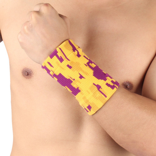 吸溼排汗羽毛球運動毛巾護腕籃球護手腕套針織加壓運動護腕加長款 吸溼排汗羽毛球運動毛巾護腕籃球護手腕套針織加壓運動護腕加長款